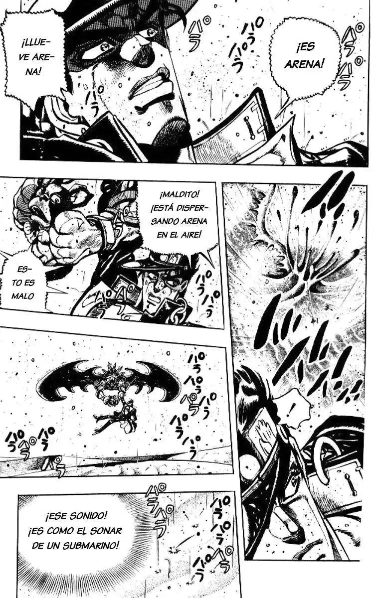 JoJo's Bizarre Adventure Parte 3: Stardust Crusaders Capitulo 74: "The Fool" Iggy y "Geb" N'Doul, Parte 5 página 8