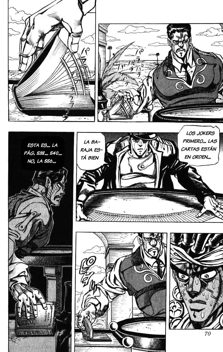 JoJo's Bizarre Adventure Parte 3: Stardust Crusaders Capitulo 101: D'Arby el Apostador, Parte 4 página 2