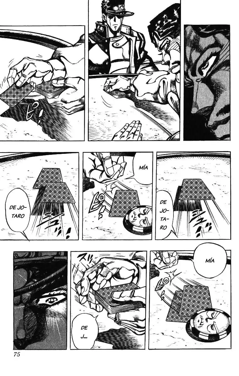 JoJo's Bizarre Adventure Parte 3: Stardust Crusaders Capitulo 101: D'Arby el Apostador, Parte 4 página 7