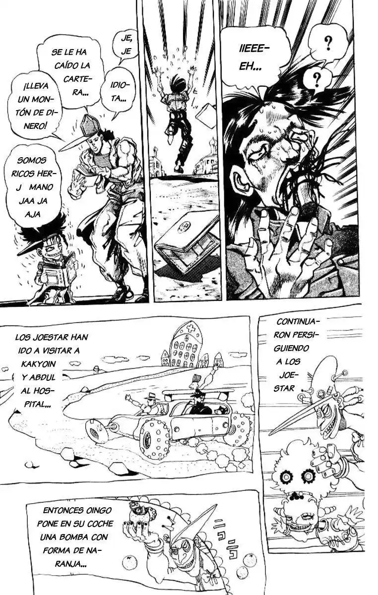 JoJo's Bizarre Adventure Parte 3: Stardust Crusaders Capitulo 77: "Khnum" Oingo y "Tohth" Boingo, Parte 2 página 17