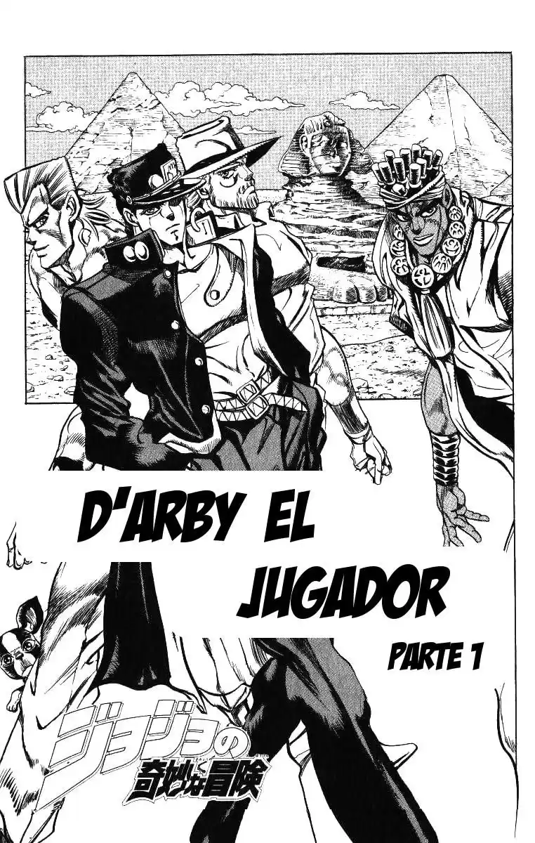 JoJo's Bizarre Adventure Parte 3: Stardust Crusaders Capitulo 98: D'Arby el Apostador, Parte 1 página 1