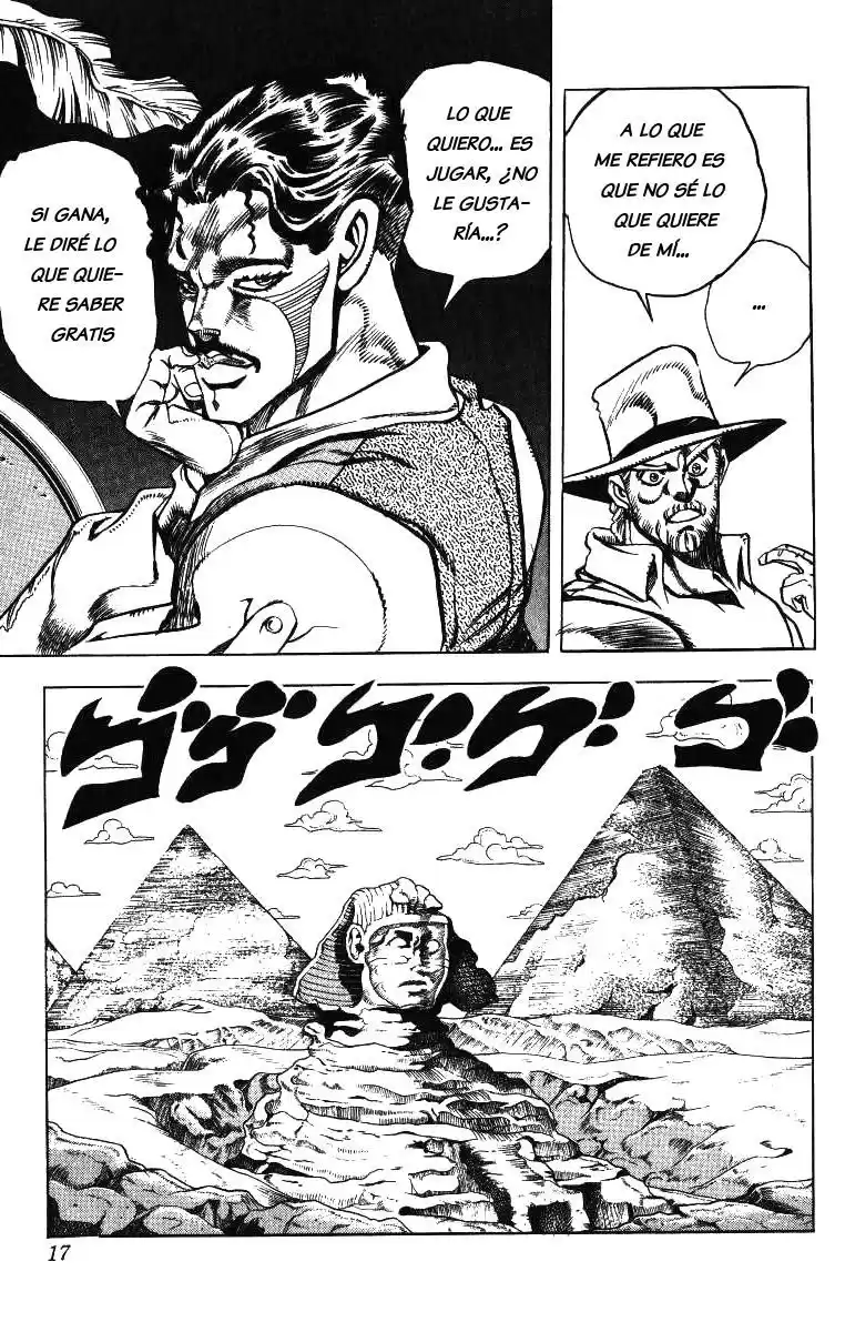 JoJo's Bizarre Adventure Parte 3: Stardust Crusaders Capitulo 98: D'Arby el Apostador, Parte 1 página 10