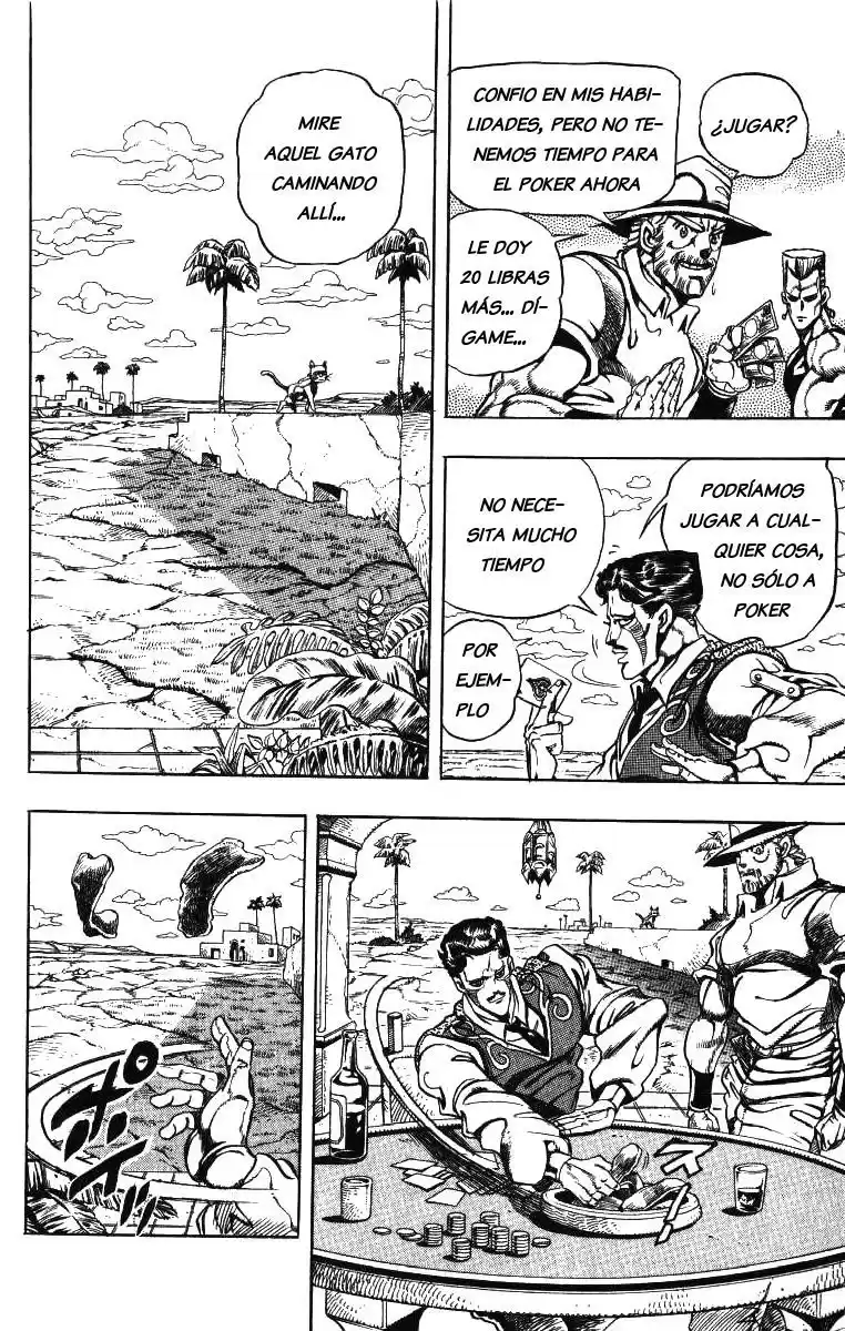 JoJo's Bizarre Adventure Parte 3: Stardust Crusaders Capitulo 98: D'Arby el Apostador, Parte 1 página 11