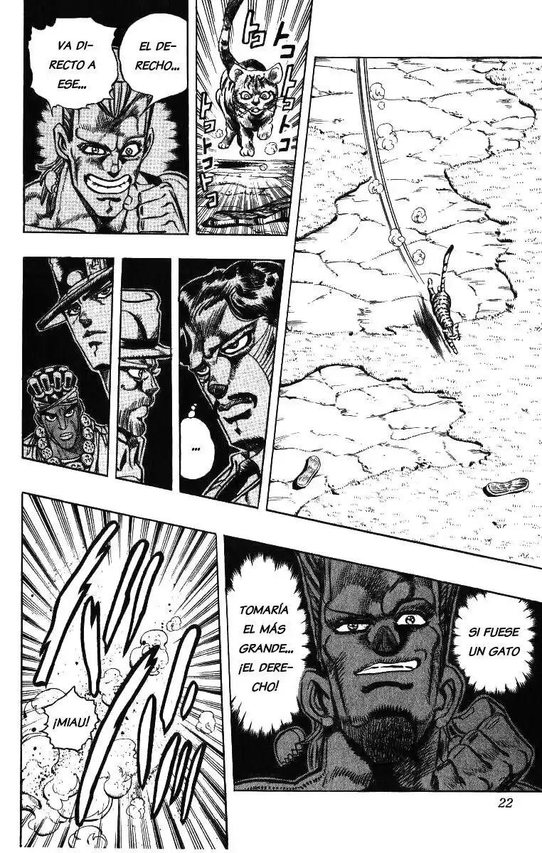 JoJo's Bizarre Adventure Parte 3: Stardust Crusaders Capitulo 98: D'Arby el Apostador, Parte 1 página 15