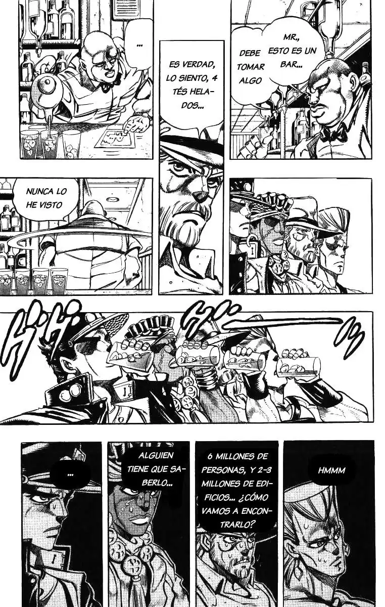 JoJo's Bizarre Adventure Parte 3: Stardust Crusaders Capitulo 98: D'Arby el Apostador, Parte 1 página 4