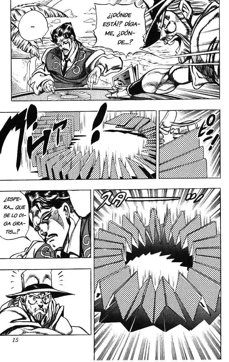 JoJo's Bizarre Adventure Parte 3: Stardust Crusaders Capitulo 98: D'Arby el Apostador, Parte 1 página 8