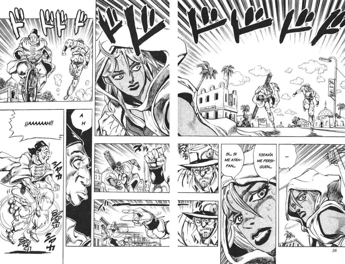 JoJo's Bizarre Adventure Parte 3: Stardust Crusaders Capitulo 90: "Bastet" Mariah, Parte 5 página 12