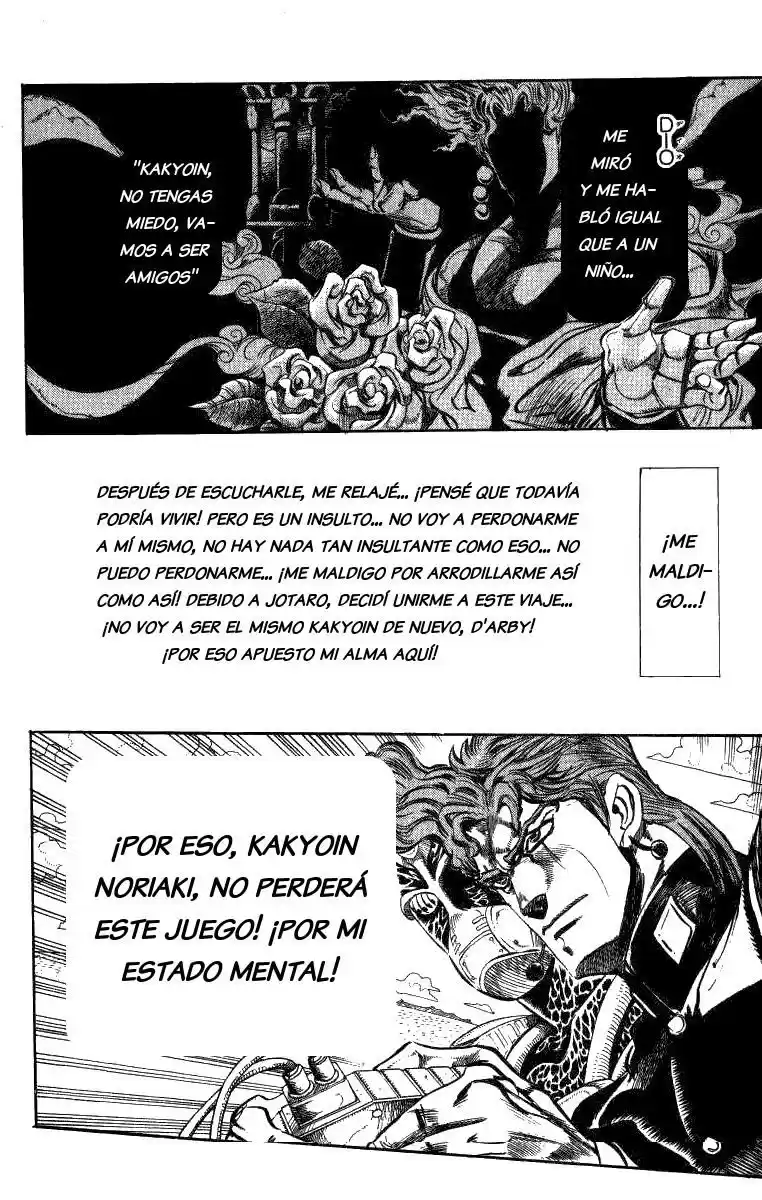 JoJo's Bizarre Adventure Parte 3: Stardust Crusaders Capitulo 118: D'Arby el Jugador, Parte 5 página 8