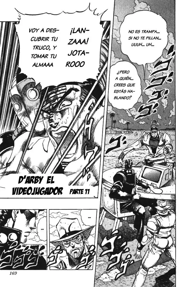 JoJo's Bizarre Adventure Parte 3: Stardust Crusaders Capitulo 124: D'Arby el Jugador, Parte 11 página 1