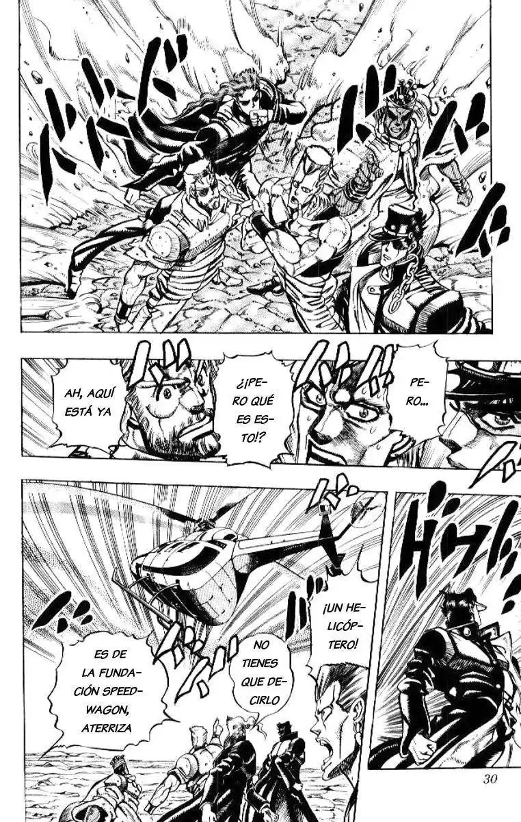 JoJo's Bizarre Adventure Parte 3: Stardust Crusaders Capitulo 70: "The Fool" Iggy y "Geb" N'Doul, Parte 1 página 3