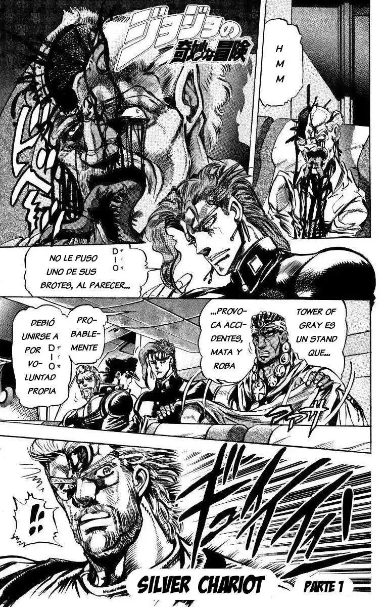 JoJo's Bizarre Adventure Parte 3: Stardust Crusaders Capitulo 11: Silver Chariot, Parte 1 página 1