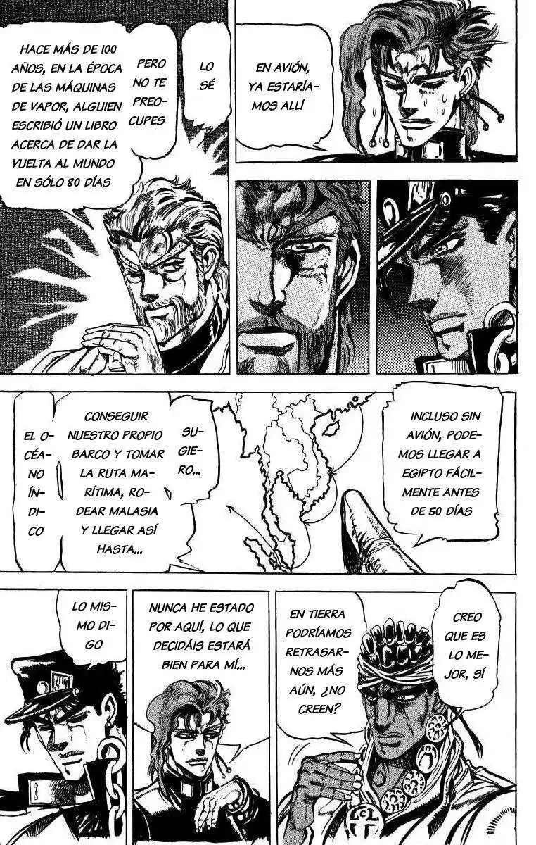 JoJo's Bizarre Adventure Parte 3: Stardust Crusaders Capitulo 11: Silver Chariot, Parte 1 página 11