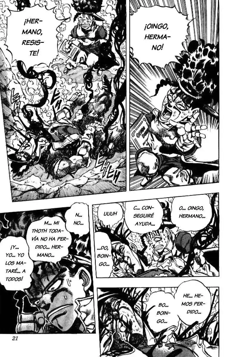 JoJo's Bizarre Adventure Parte 3: Stardust Crusaders Capitulo 79: "Khnum" Oingo y "Tohth" Boingo, Parte 4 página 14