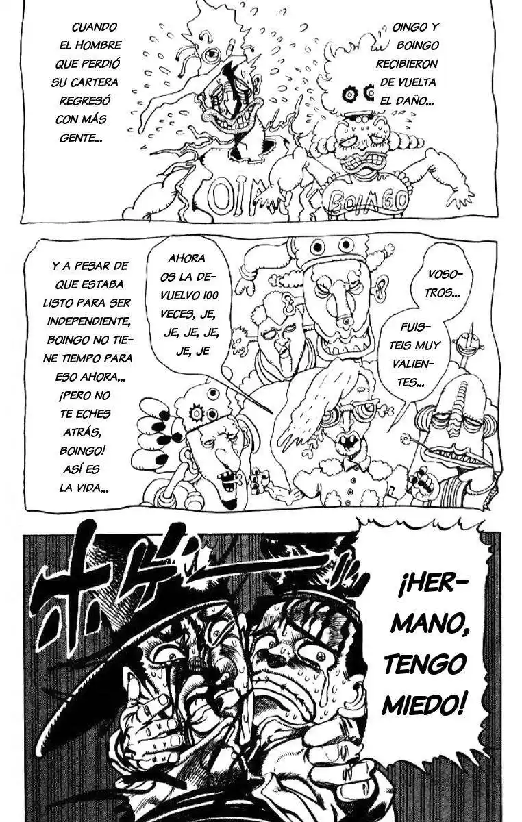 JoJo's Bizarre Adventure Parte 3: Stardust Crusaders Capitulo 79: "Khnum" Oingo y "Tohth" Boingo, Parte 4 página 18