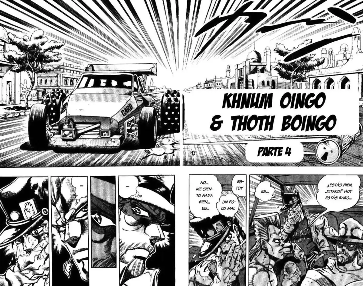 JoJo's Bizarre Adventure Parte 3: Stardust Crusaders Capitulo 79: "Khnum" Oingo y "Tohth" Boingo, Parte 4 página 2