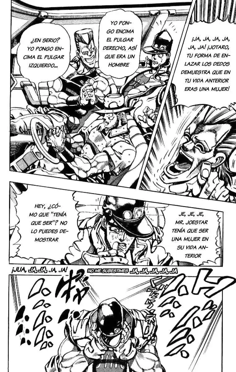 JoJo's Bizarre Adventure Parte 3: Stardust Crusaders Capitulo 79: "Khnum" Oingo y "Tohth" Boingo, Parte 4 página 5