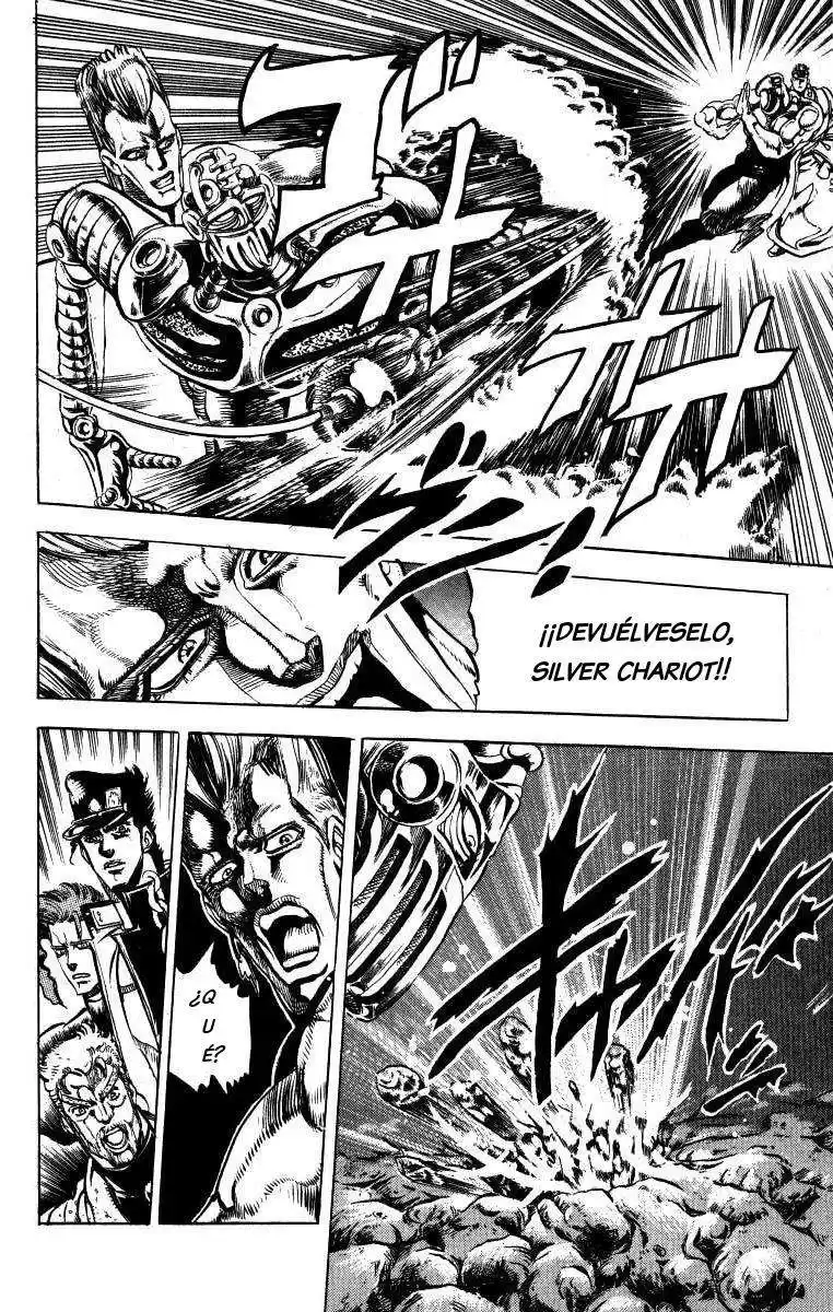 JoJo's Bizarre Adventure Parte 3: Stardust Crusaders Capitulo 13: Silver Chariot, Parte 3 página 13