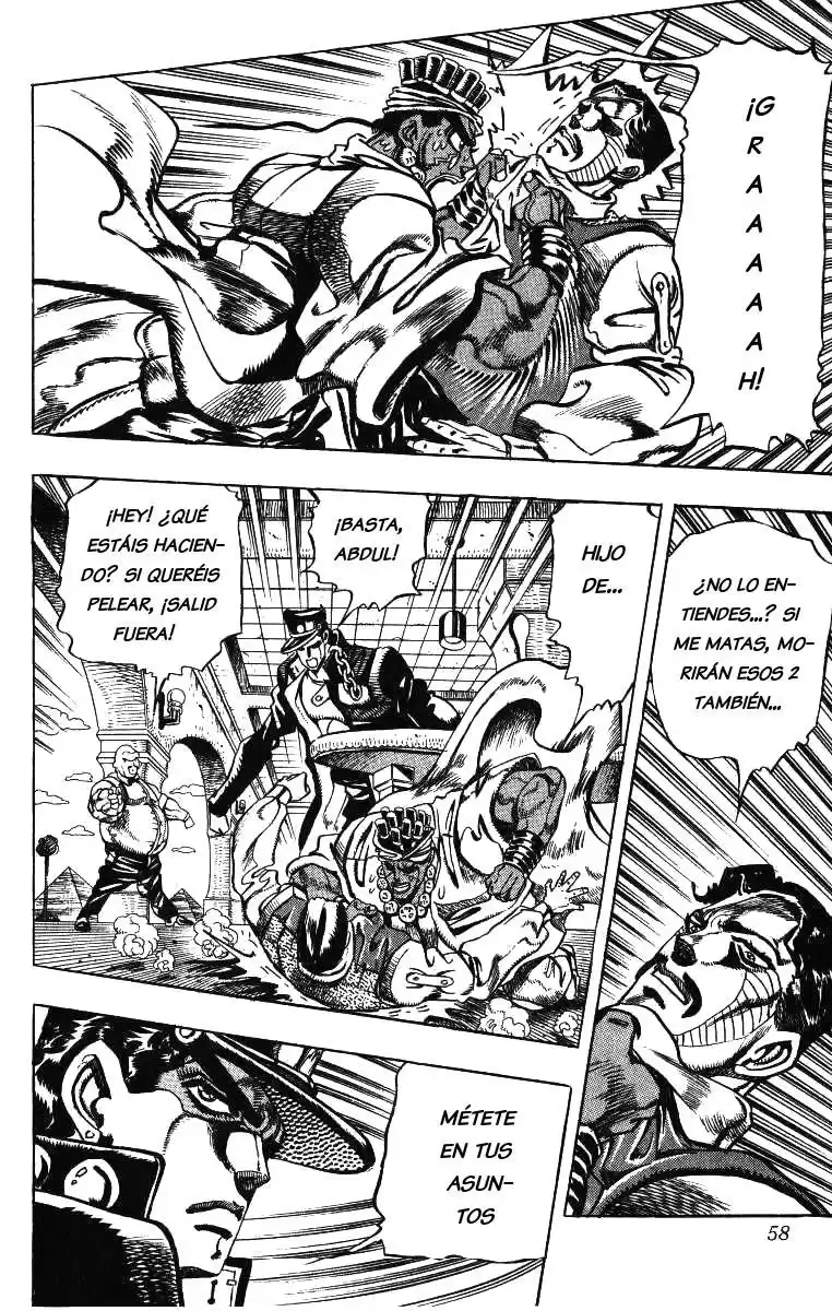 JoJo's Bizarre Adventure Parte 3: Stardust Crusaders Capitulo 100: D'Arby el Apostador, Parte 3 página 12