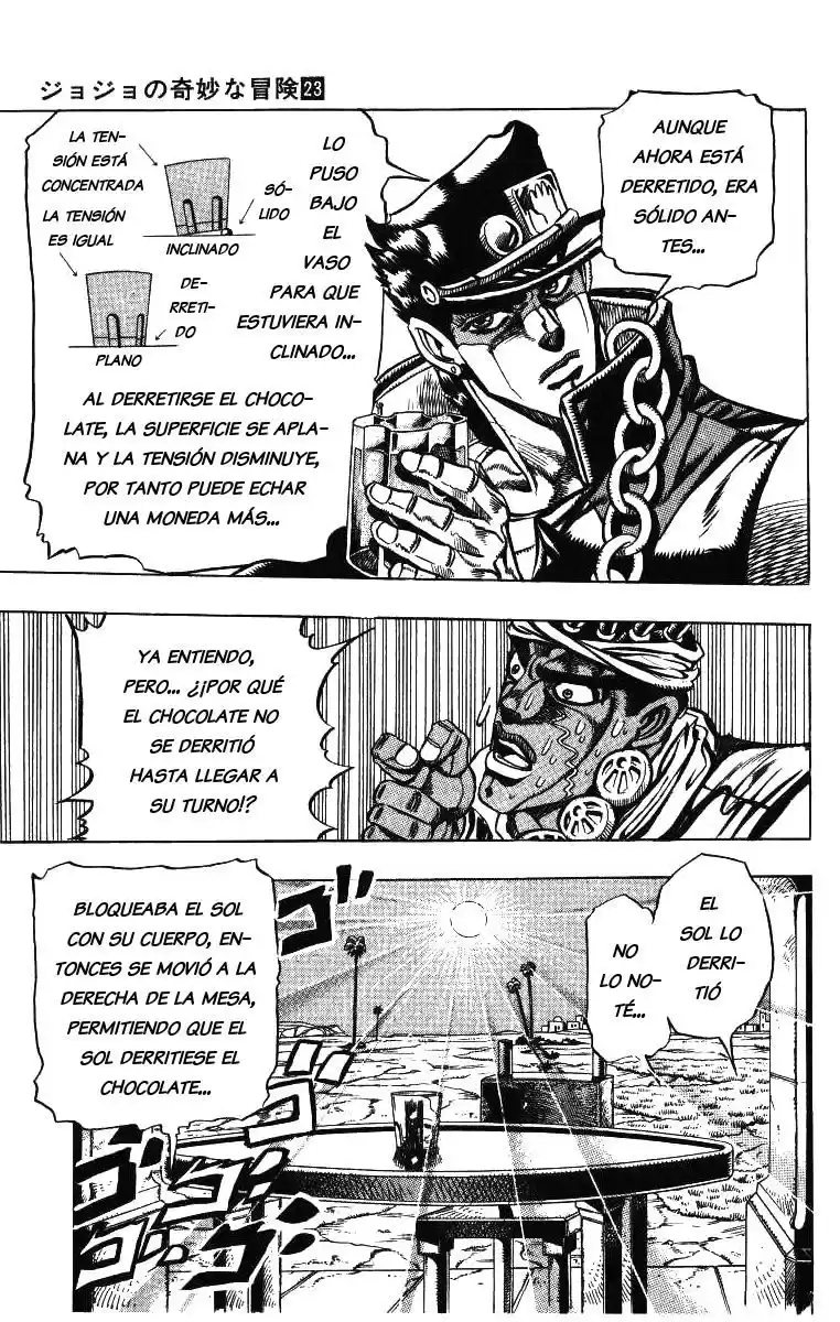 JoJo's Bizarre Adventure Parte 3: Stardust Crusaders Capitulo 100: D'Arby el Apostador, Parte 3 página 15