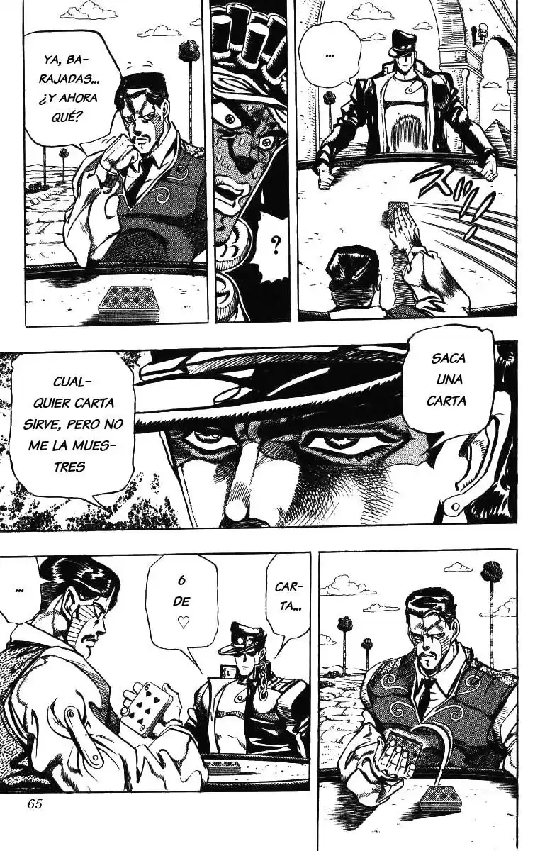 JoJo's Bizarre Adventure Parte 3: Stardust Crusaders Capitulo 100: D'Arby el Apostador, Parte 3 página 19