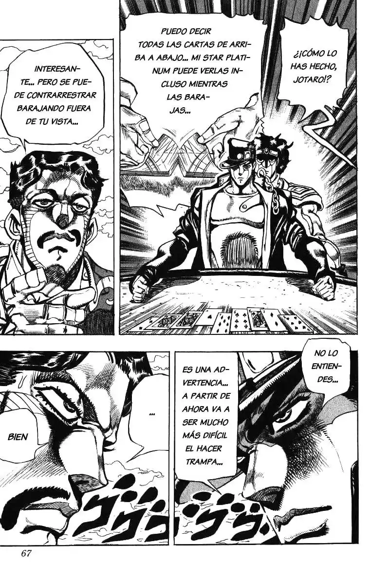 JoJo's Bizarre Adventure Parte 3: Stardust Crusaders Capitulo 100: D'Arby el Apostador, Parte 3 página 21