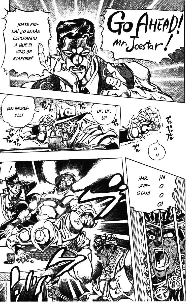 JoJo's Bizarre Adventure Parte 3: Stardust Crusaders Capitulo 100: D'Arby el Apostador, Parte 3 página 7