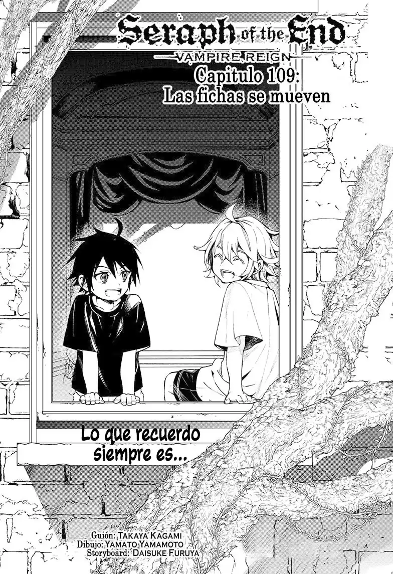 Owari no Seraph Capitulo 109: Las fichas se mueven página 2