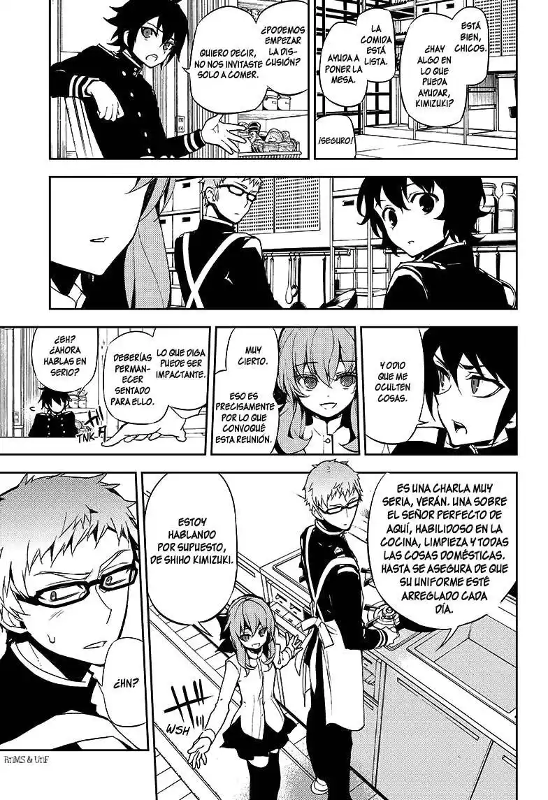 Owari no Seraph Capitulo 23: Ambición en el Ejército Demoníaco página 10