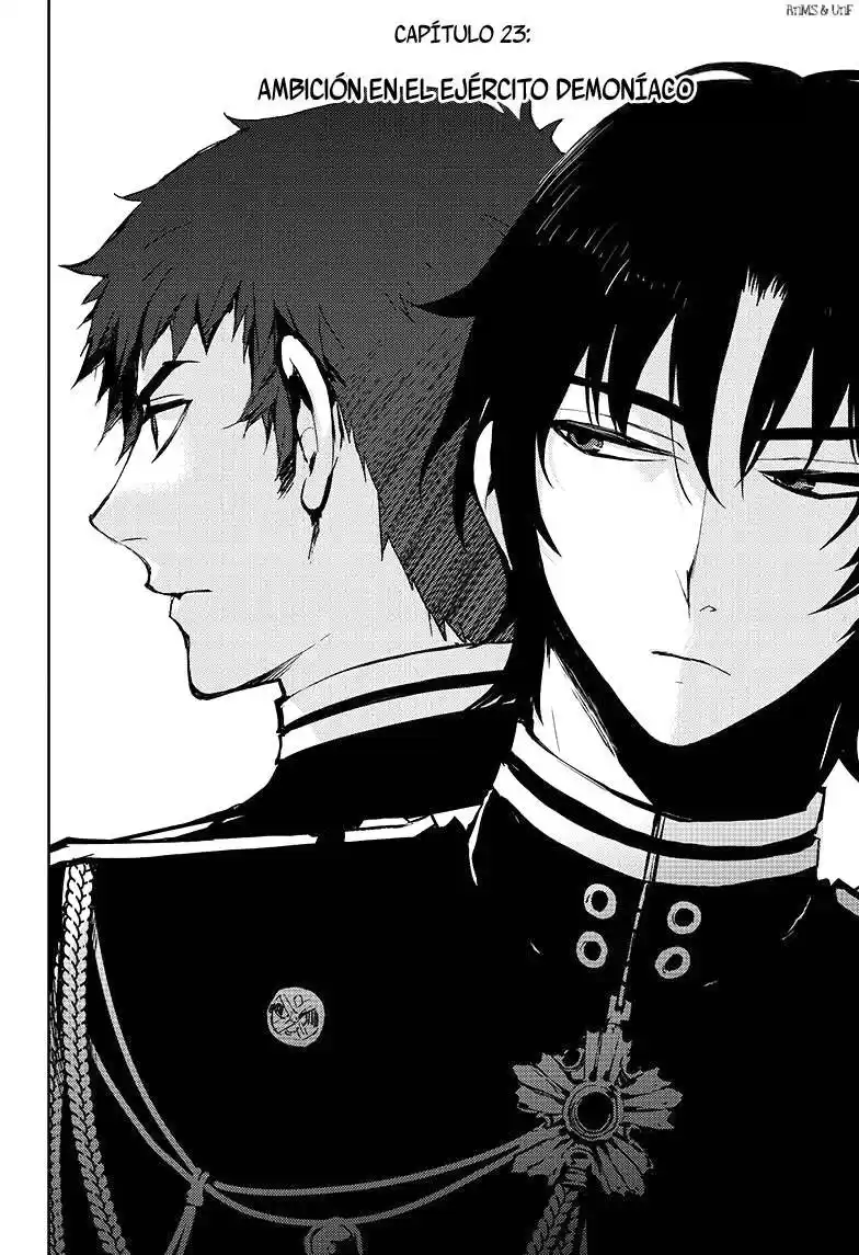 Owari no Seraph Capitulo 23: Ambición en el Ejército Demoníaco página 3