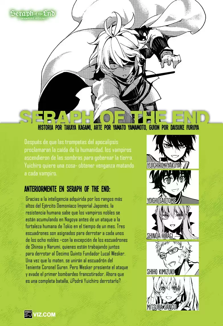 Owari no Seraph Capitulo 28: Revuelta del ganado página 2