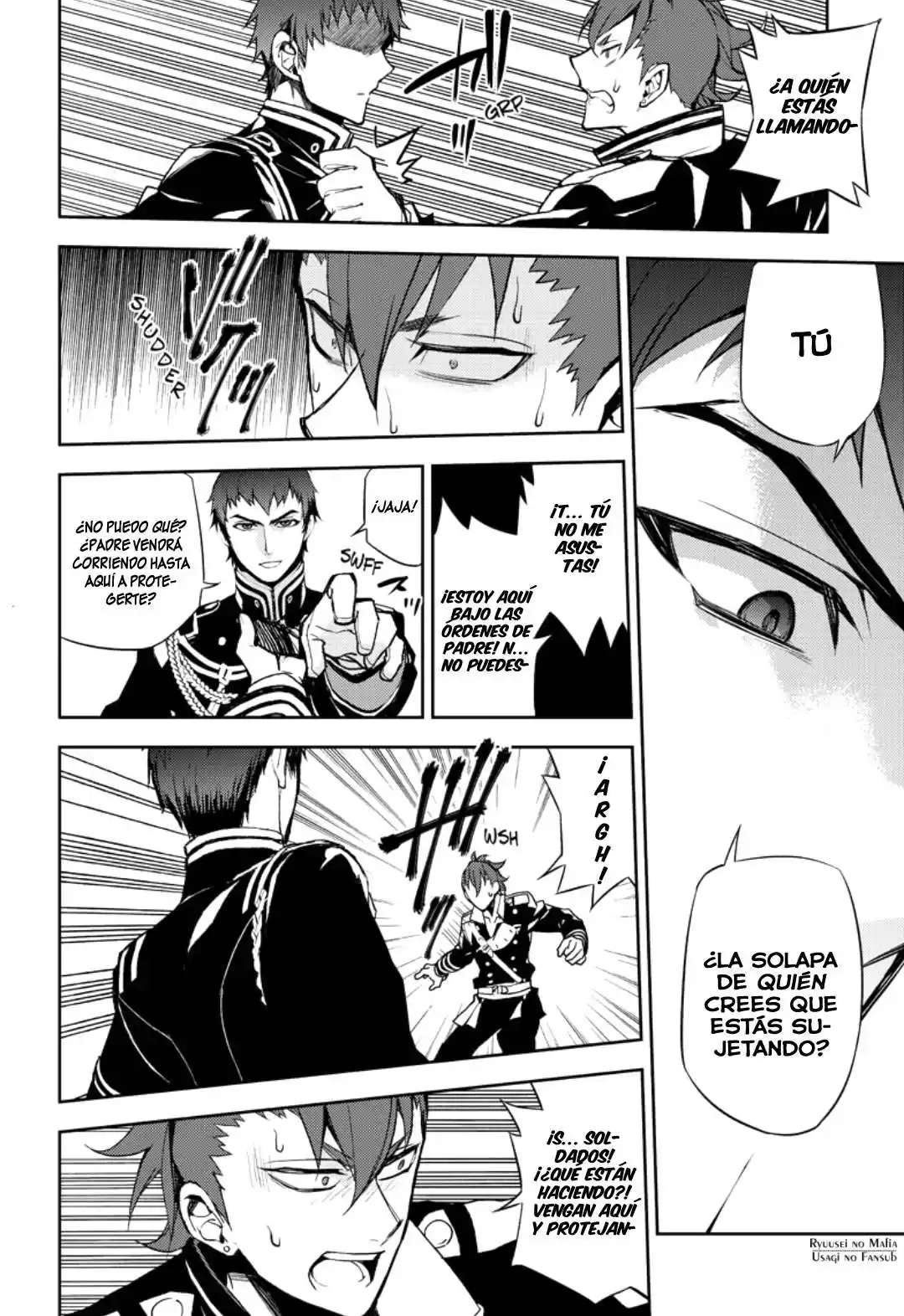 Owari no Seraph Capitulo 32: Crowley toma el control página 14