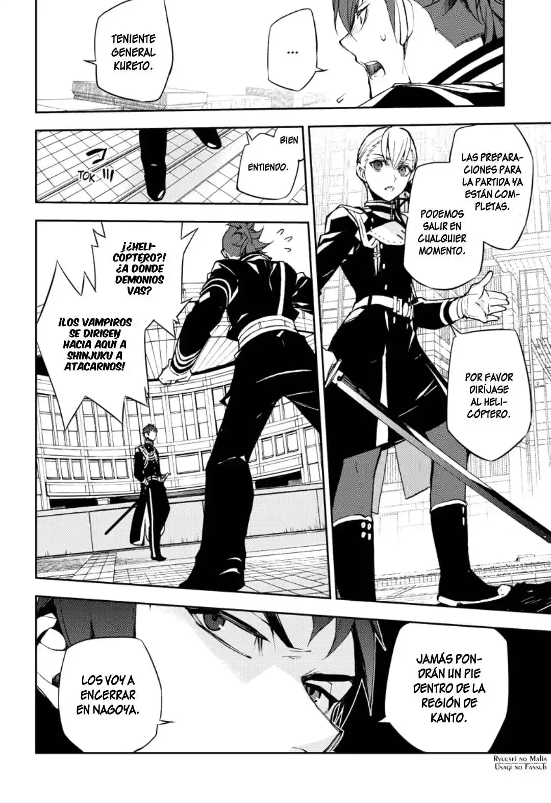 Owari no Seraph Capitulo 32: Crowley toma el control página 16