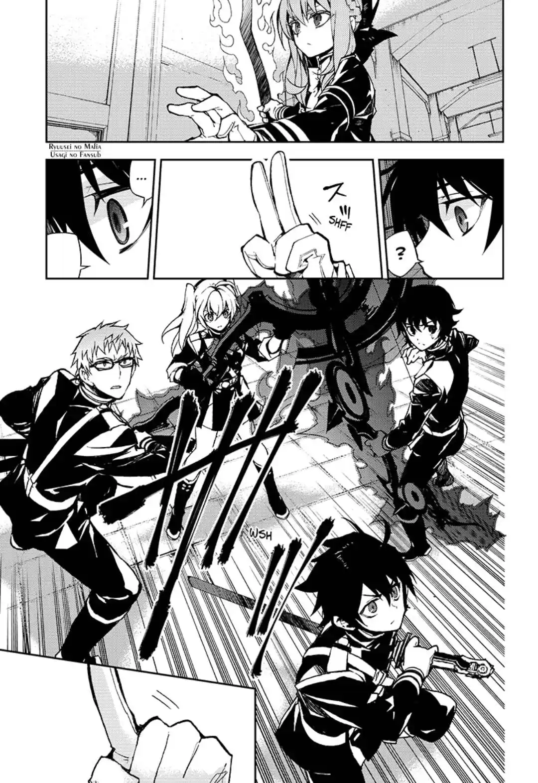 Owari no Seraph Capitulo 32: Crowley toma el control página 8