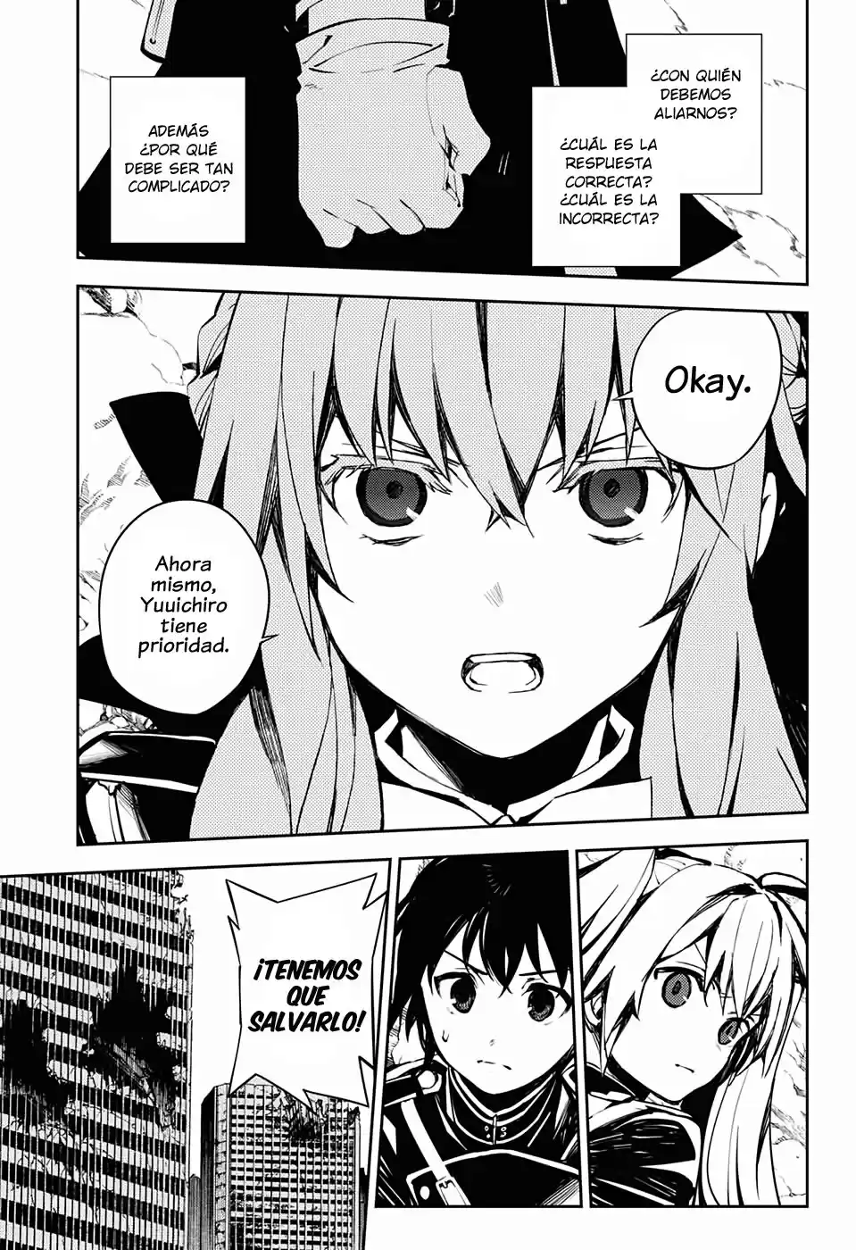 Owari no Seraph Capitulo 86: Huye de tus amigos. página 13