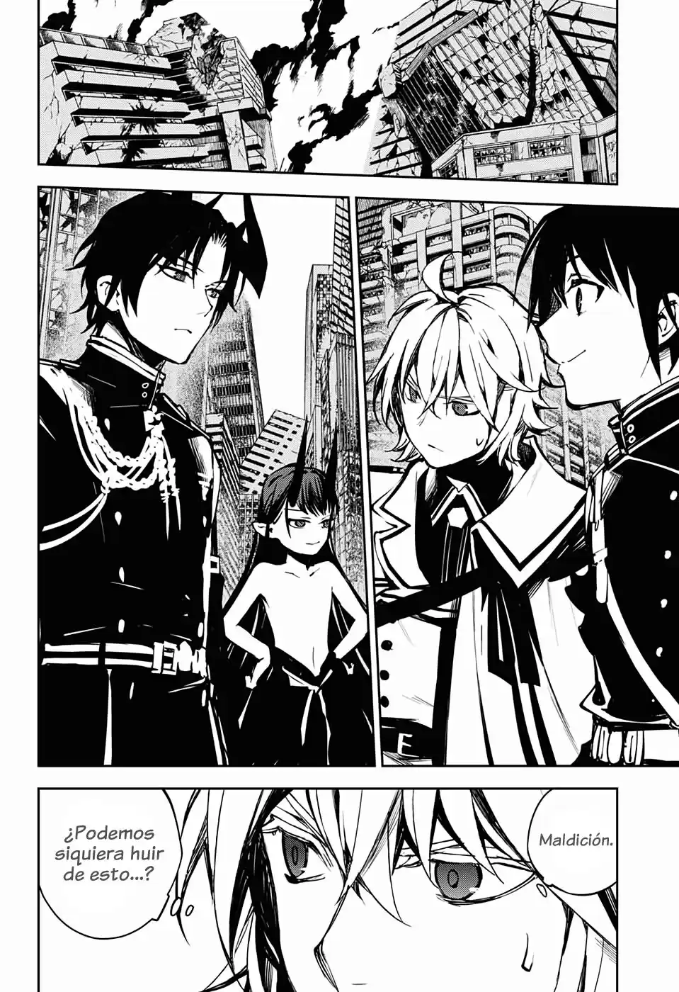 Owari no Seraph Capitulo 86: Huye de tus amigos. página 14