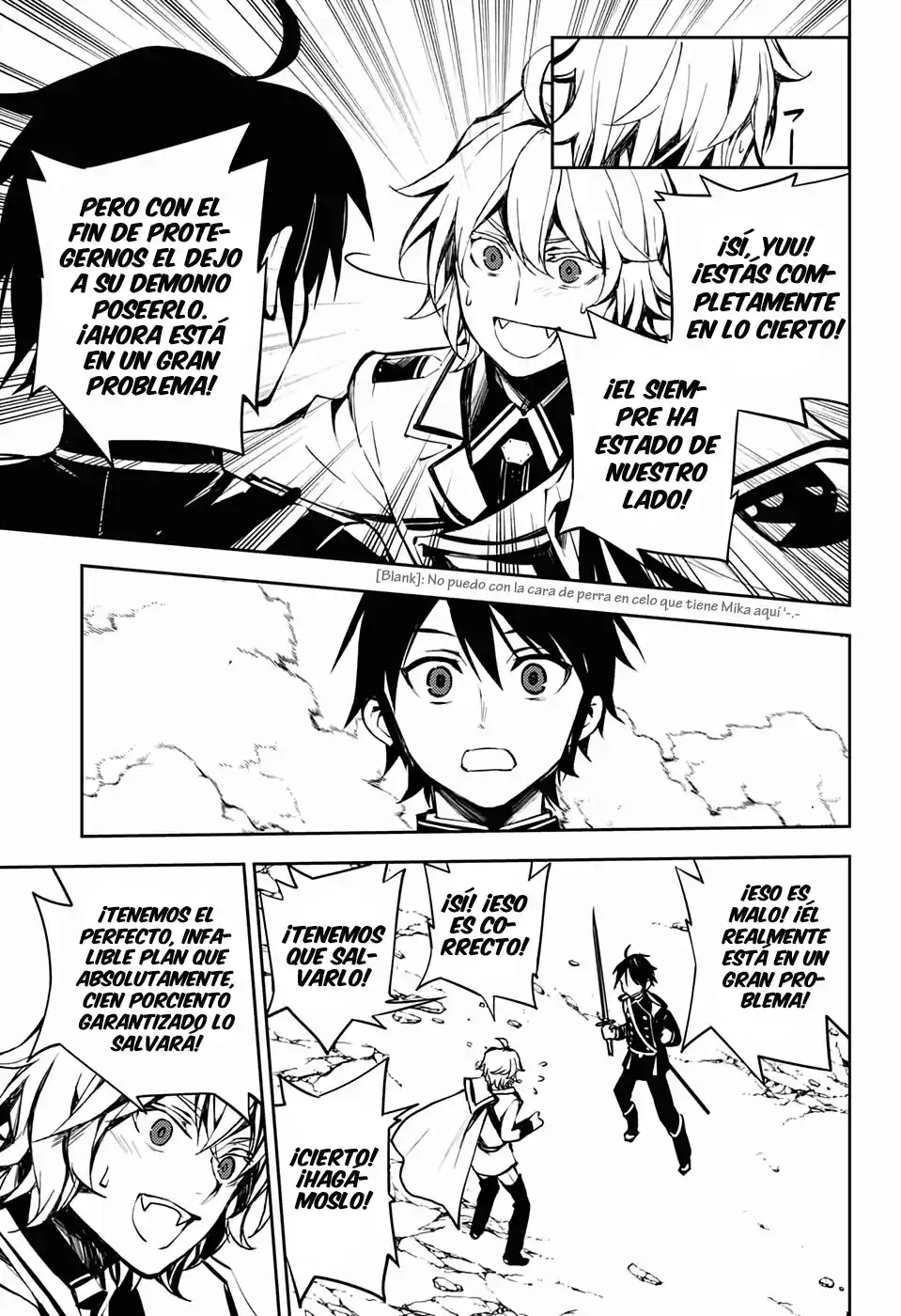 Owari no Seraph Capitulo 86: Huye de tus amigos. página 17