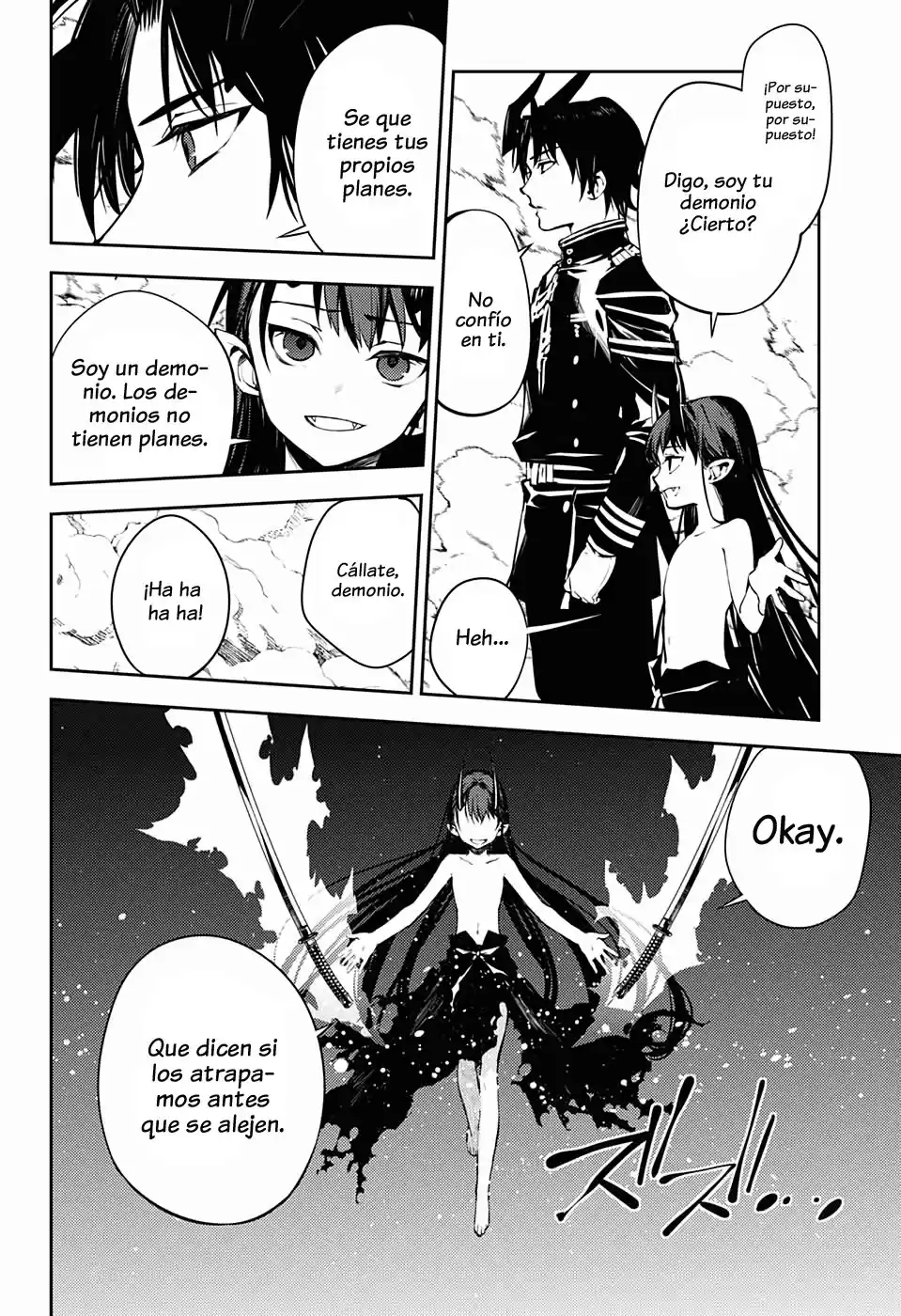 Owari no Seraph Capitulo 86: Huye de tus amigos. página 20