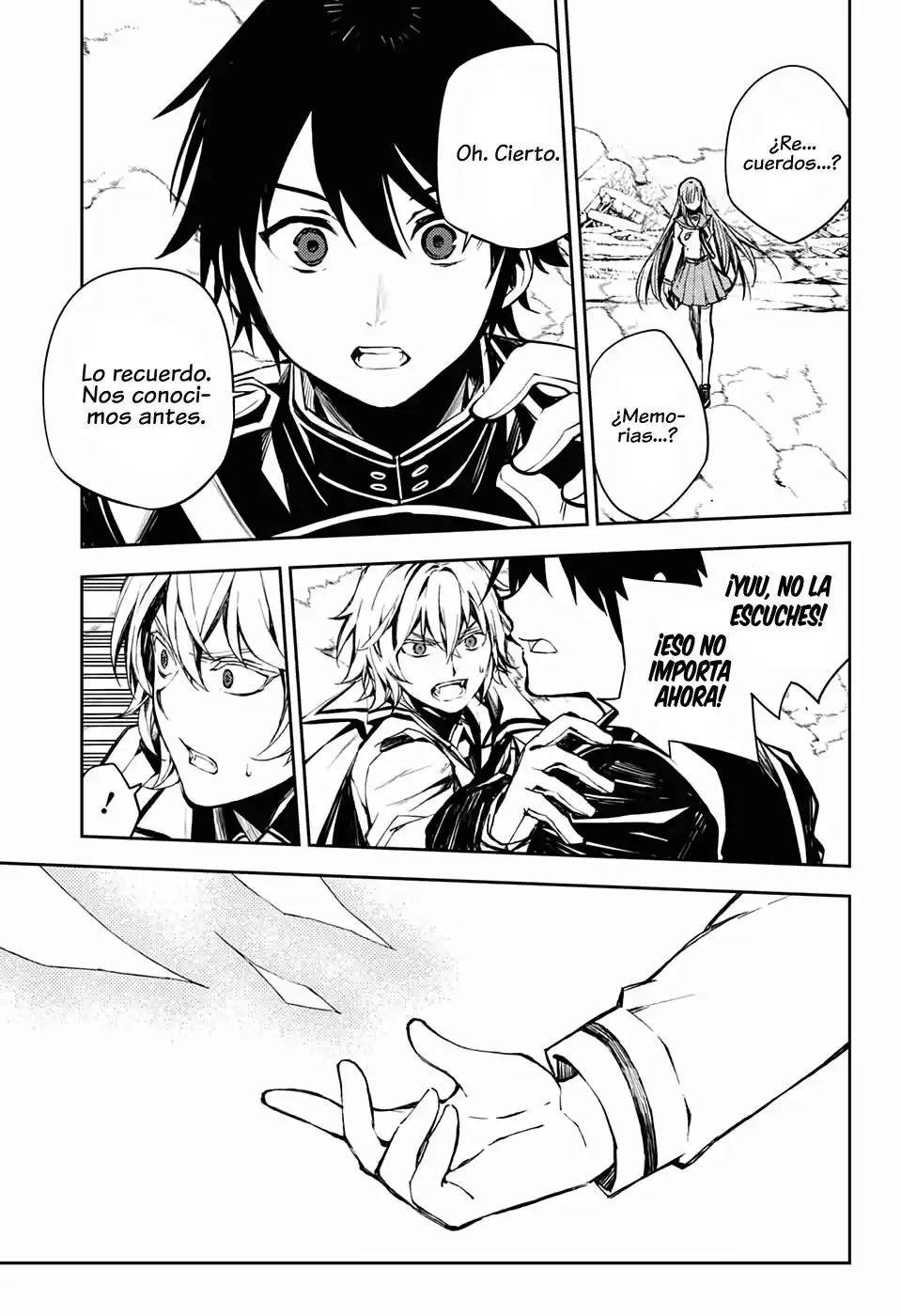 Owari no Seraph Capitulo 86: Huye de tus amigos. página 27