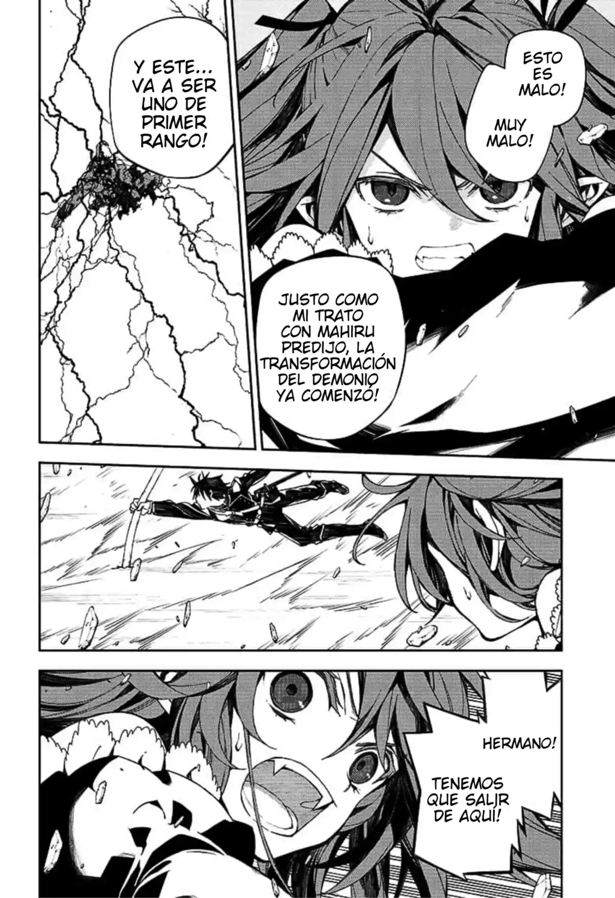 Owari no Seraph Capitulo 94: Hueco En El Sol página 9