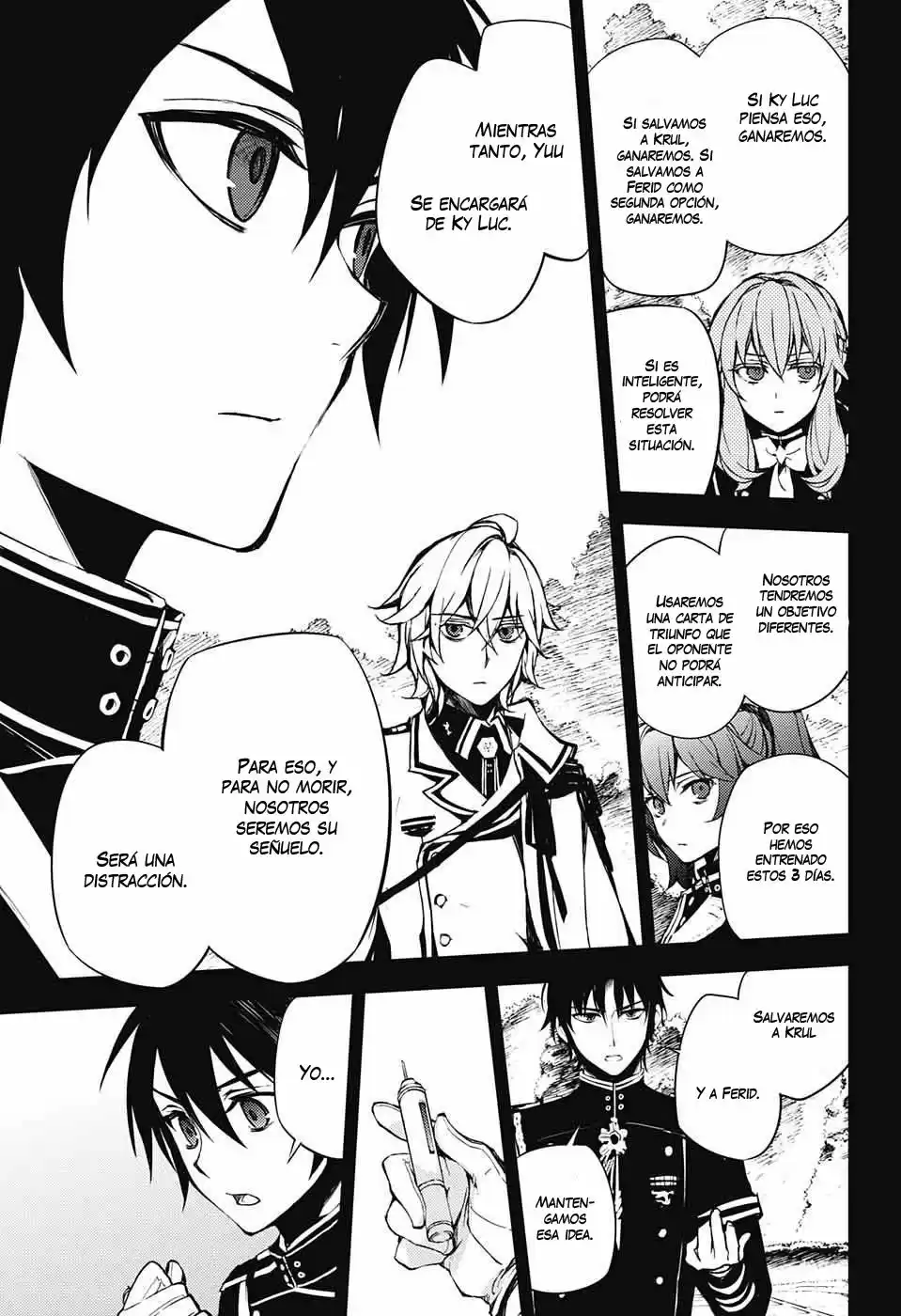 Owari no Seraph Capitulo 60: Ky Luc rodeado página 14