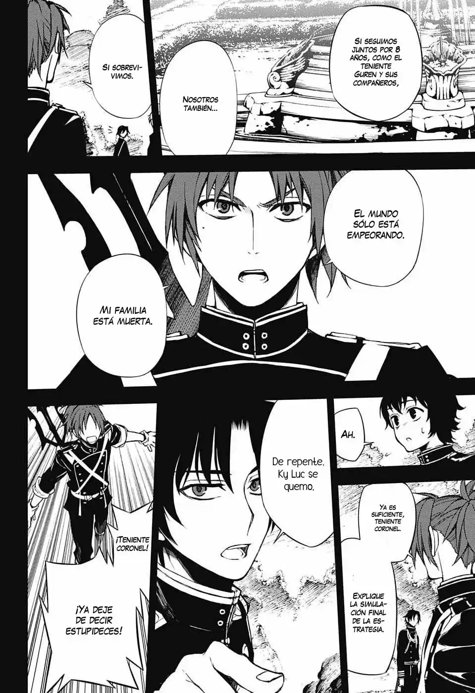 Owari no Seraph Capitulo 60: Ky Luc rodeado página 7