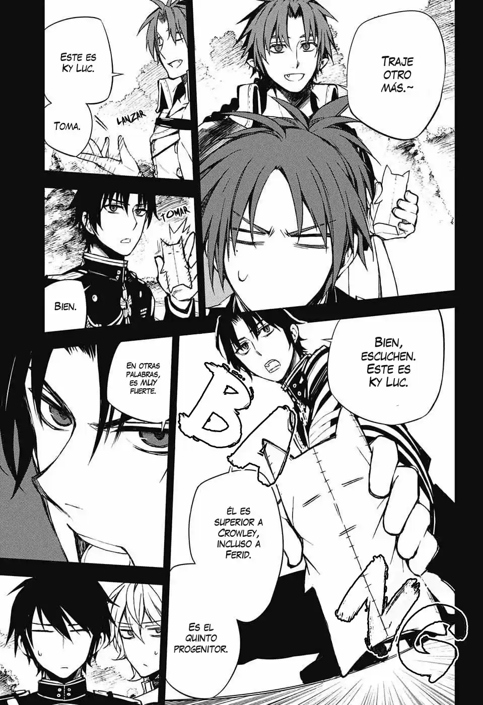 Owari no Seraph Capitulo 60: Ky Luc rodeado página 8