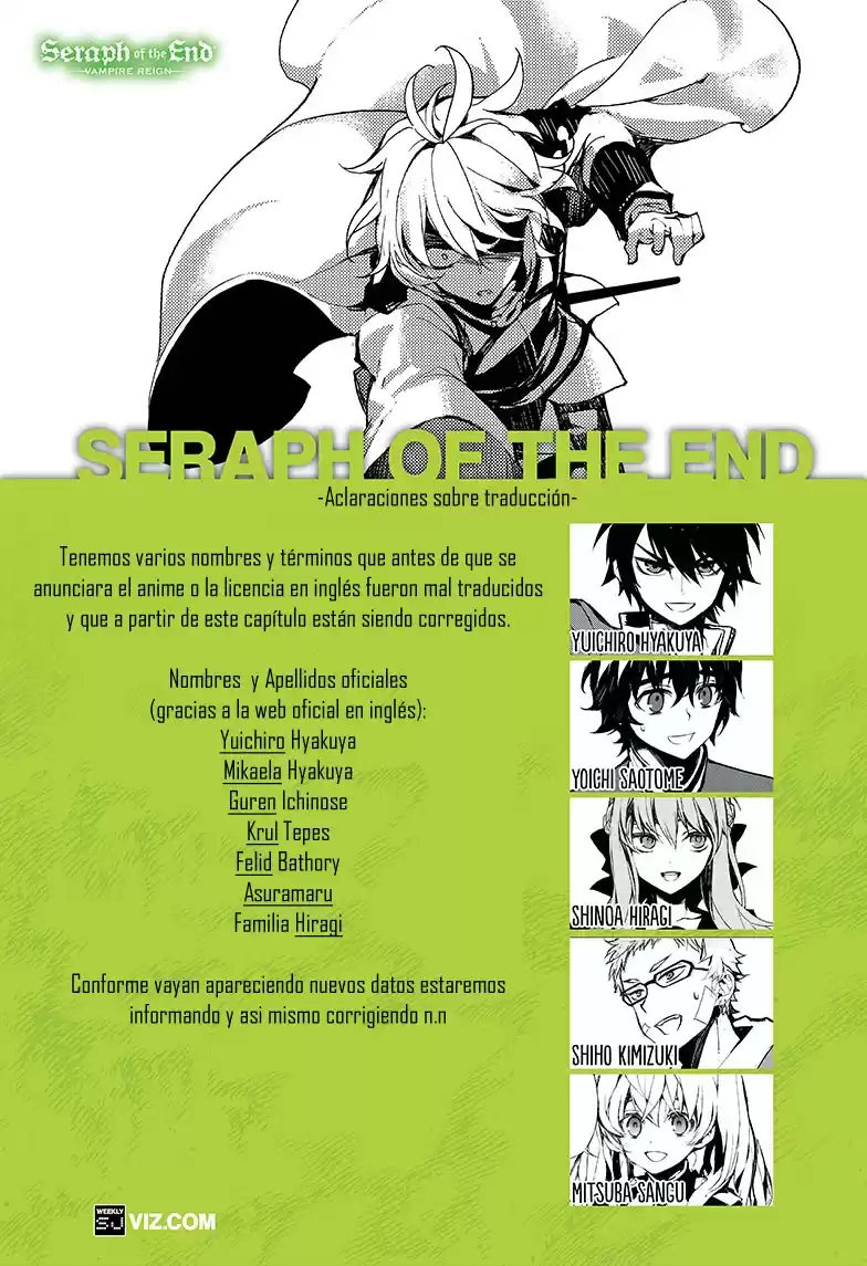 Owari no Seraph Capitulo 27: El vampiro noble, Lucal página 2