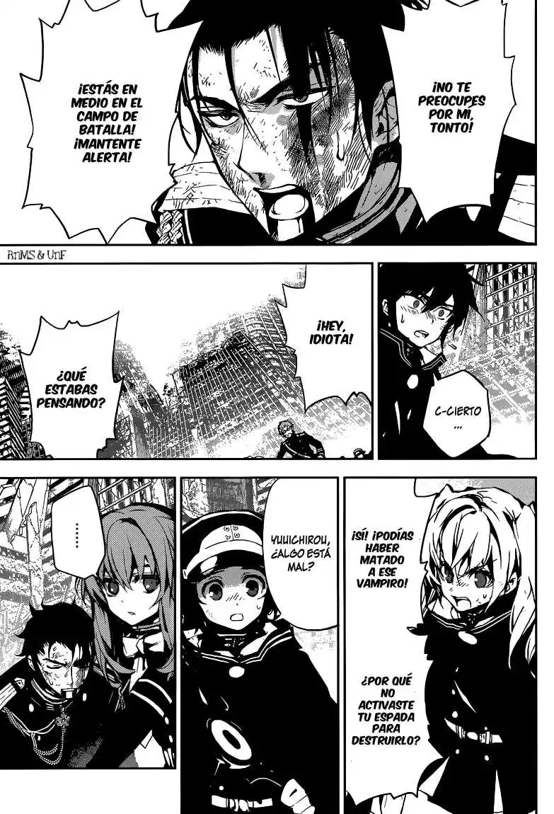 Owari no Seraph Capitulo 13: Reencuentro de los amigos de la infancia página 10