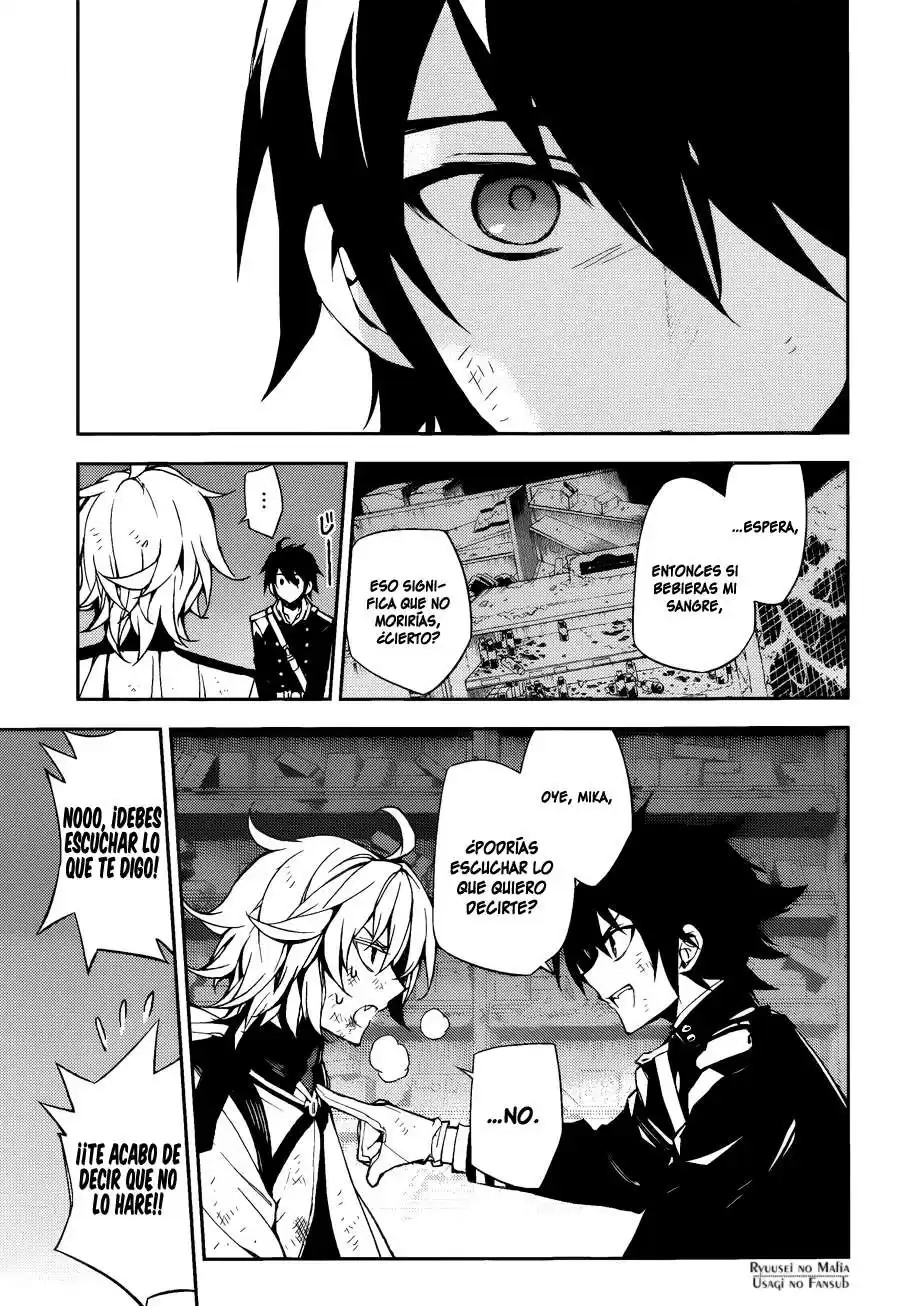 Owari no Seraph Capitulo 36: Yuu y Mika página 34