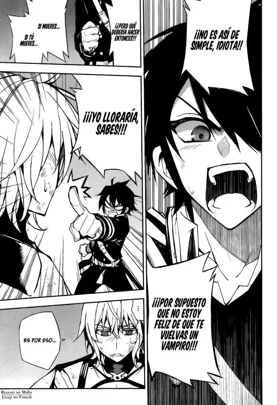 Owari no Seraph Capitulo 36: Yuu y Mika página 36