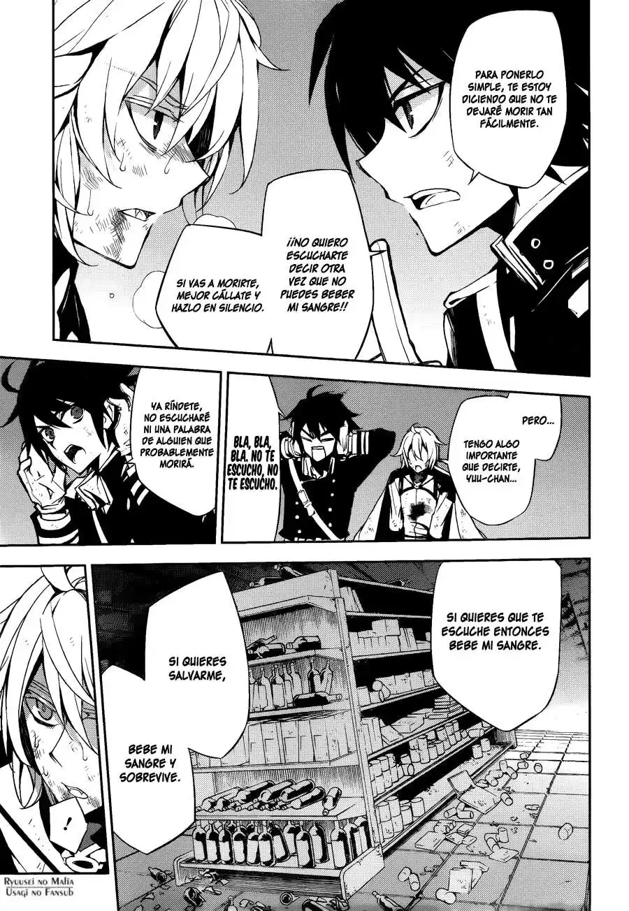 Owari no Seraph Capitulo 36: Yuu y Mika página 38