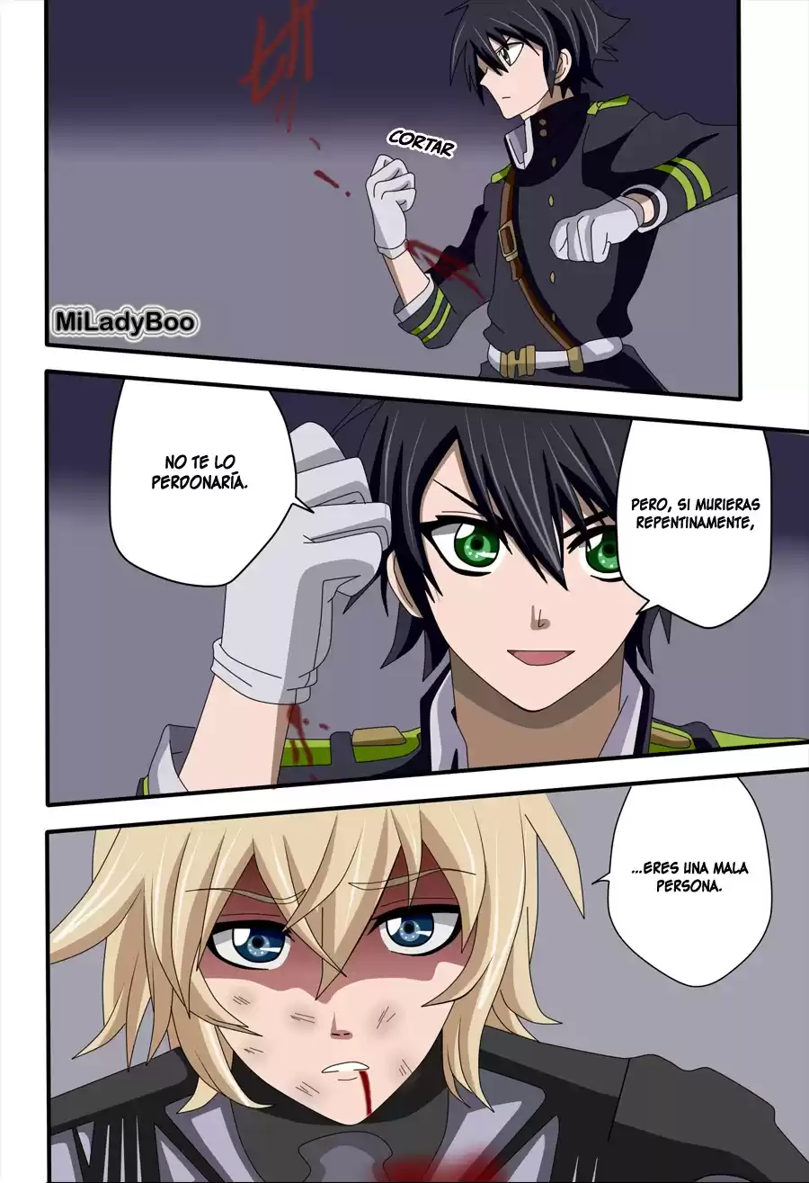 Owari no Seraph Capitulo 36: Yuu y Mika página 40