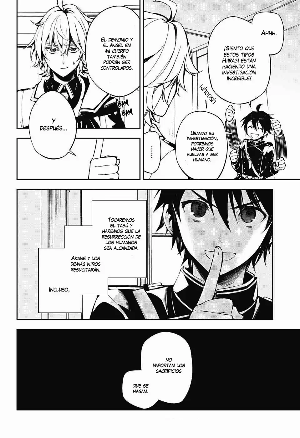 Owari no Seraph Capitulo 71: Tres demonios negros página 11