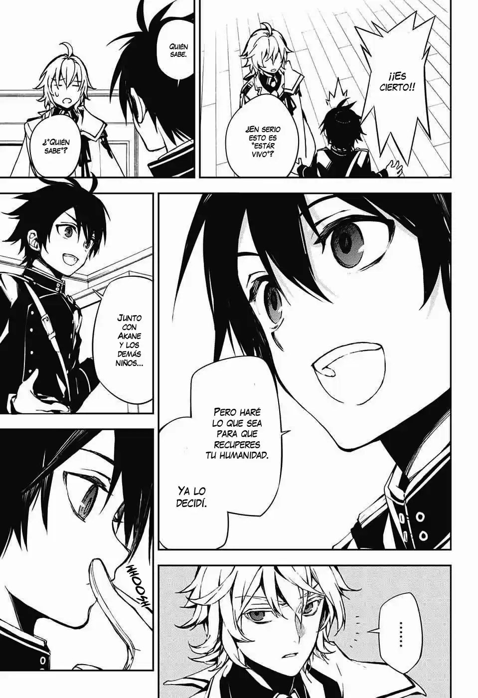 Owari no Seraph Capitulo 71: Tres demonios negros página 6